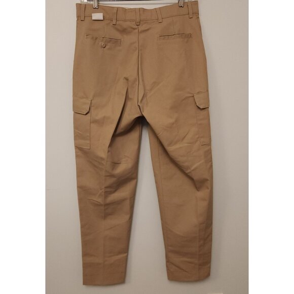 NWOT Mens RED KAP Cargo Pants 36x34 Beige Uniform Straight Leg‎ Workwear NEW - Picture 8 of 11